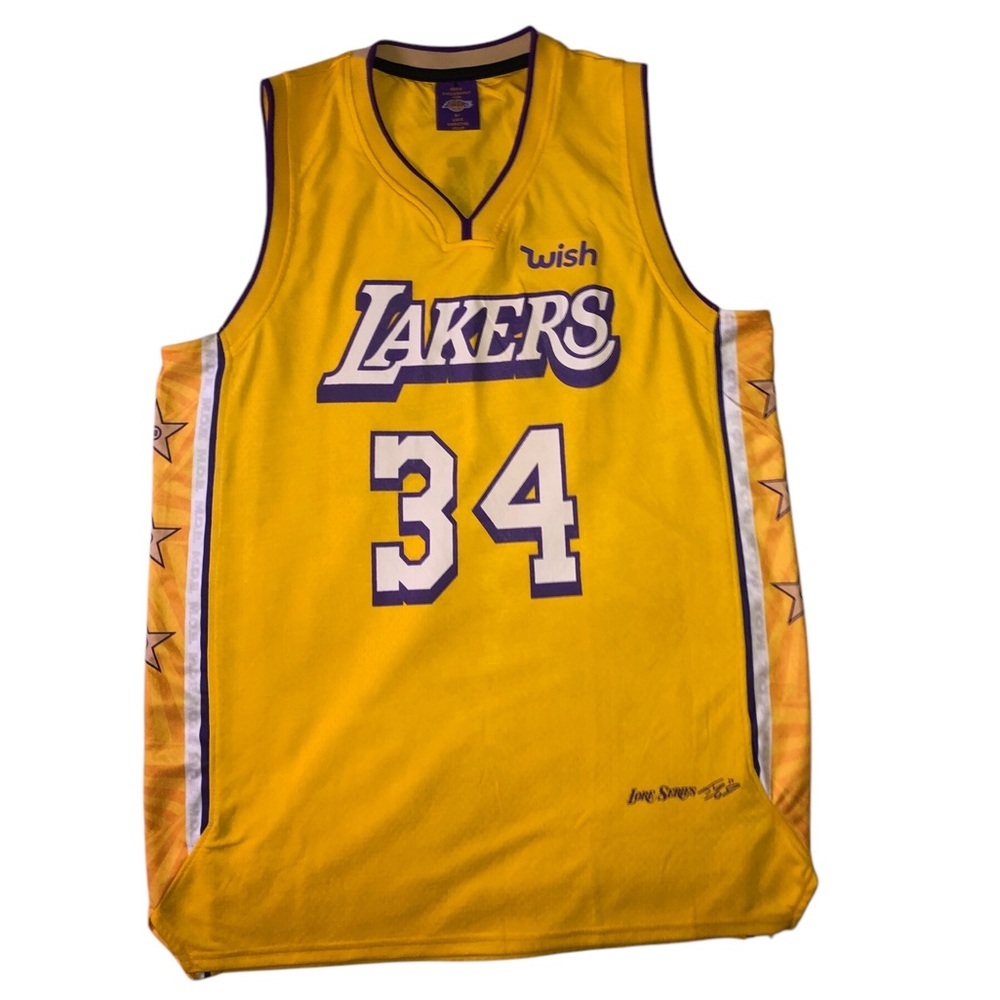 Los Angeles Lakers NBA Jersey Men’s XL Shaquille O’Neal#34 Links Marketing Group
